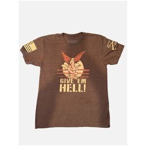 Grunt Style -Women’s Brown Graphic T-Shirt size Medium